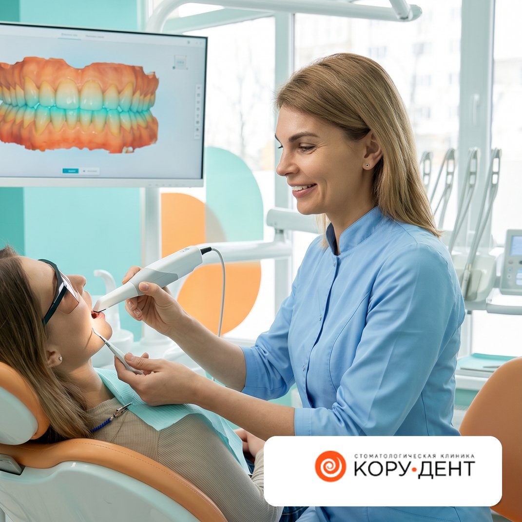 3D-сканирование зубов цифровые слепки на сканере Shining 3D Aoralscan Elite